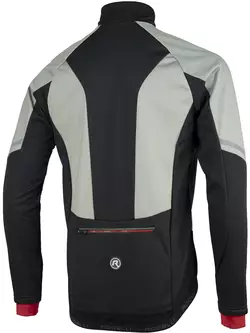 ROGELLI UBALDO 3.0 zimná cyklistická bunda, čierno-sivá