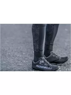 ROGELLI pánske izolované cyklistické nohavice VENOSA 3.0 s odleskom, čierne