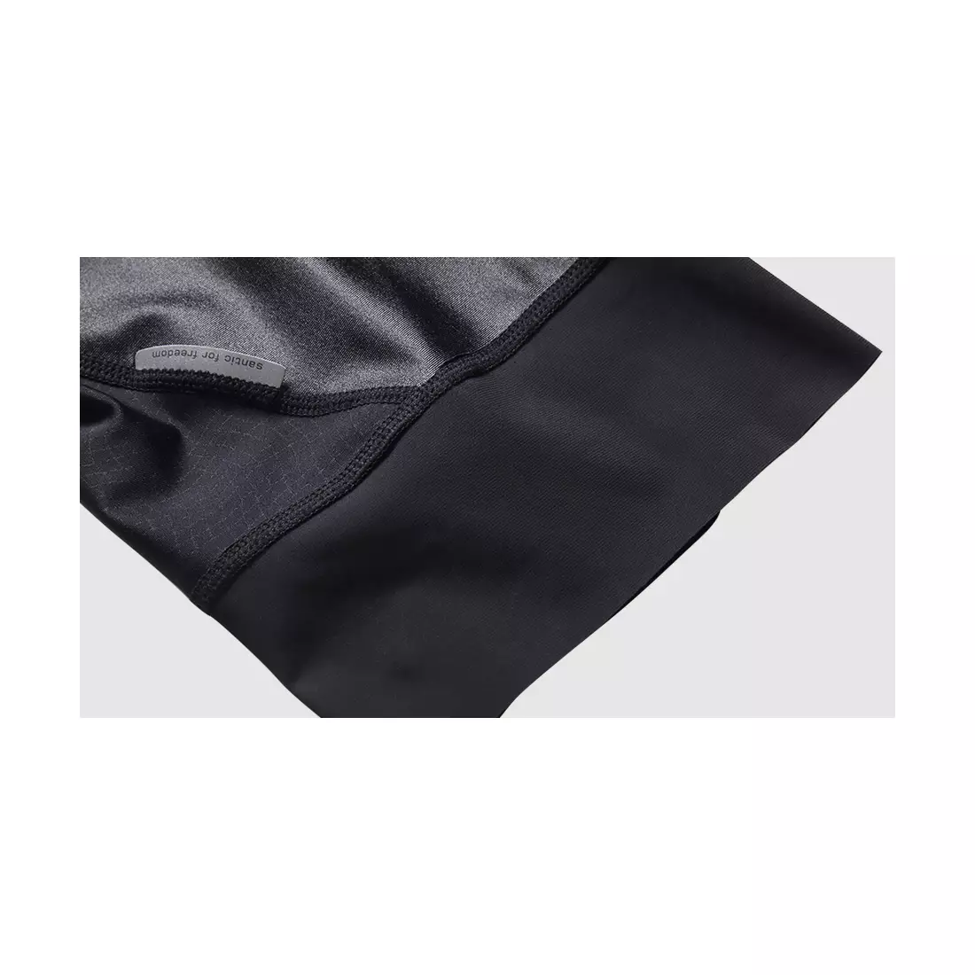 SANTIC T-Breathing šortky s náprsenkou, čierne
