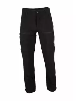 SPRÁVA O POČASÍ - KLAUDIA - dámske športové nohavice s odopínateľnými nohavicami, čierne