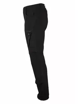 SPRÁVA O POČASÍ - KLAUDIA - dámske športové nohavice s odopínateľnými nohavicami, čierne