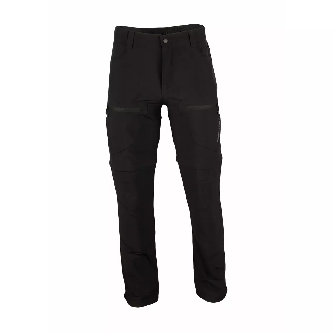 SPRÁVA POČASIA - ROLANDO - pánske športové nohavice s odopínateľnými nohavicami, čierne