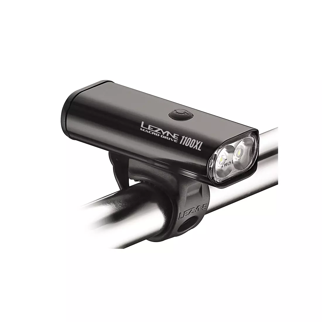 Svetlomet LEZYNE LED MACRO DRIVE 1100XL 1100 lumenov, USB čierny