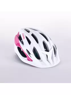 ALPINA Cyklistická prilba MTB17, biela a ružová