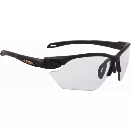 ALPINA TWIST FIVE HR S VL+ okuliare na bicykel / sport, farba BLACK MATT sklo BLACK S1-S3 A8597131
