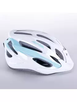 ALPINA cyklistická prilba MTB 17, biela a svetlo modrá