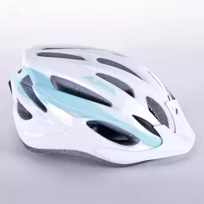 ALPINA cyklistická prilba MTB 17, biela a svetlo modrá