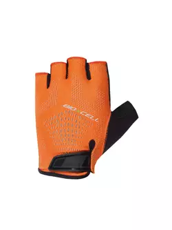 CHIBA BIOXCELL SUPER FLY cyklistické rukavice, oranžové 3060318
