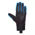 CHIBA CROSS WINDSTOPPER - zimné rukavice, čierno-modré 31517
