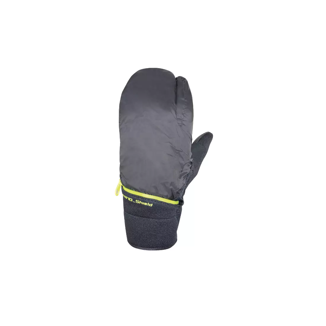 CHIBA OVERFLAP zimné rukavice s poťahom, čierna 31158
