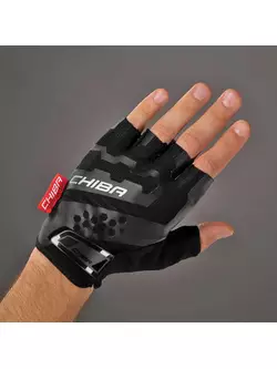 CHIBA PROFESSIONAL II cyklistické rukavice čierne 3040719