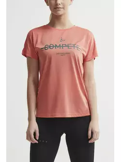 CRAFT EAZE MESH Dámske športové / bežecké tričko, koralové 1907019-734000