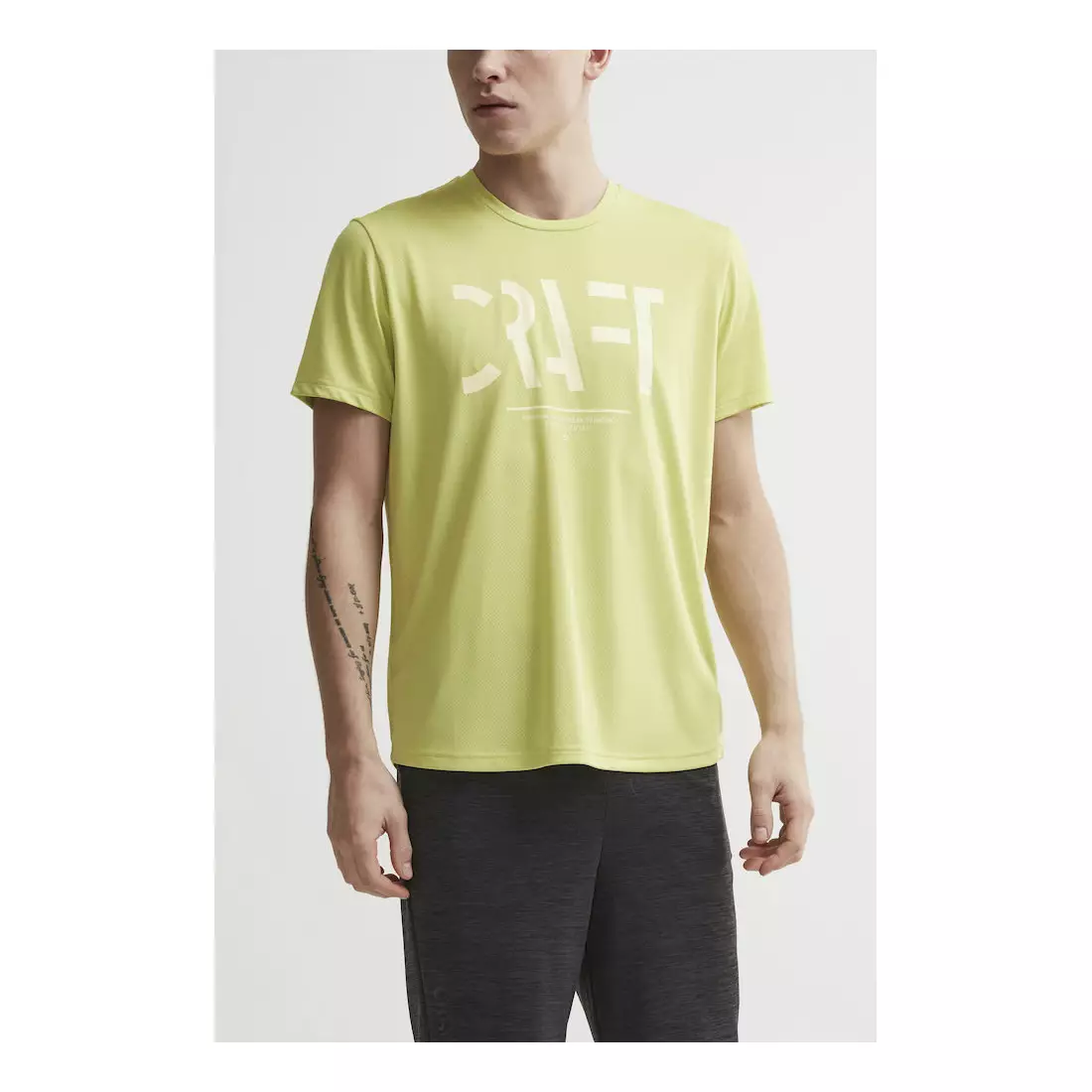 CRAFT EAZE MESH pánske športové / bežecké tričko, zelené 1907018-611000