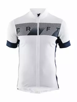 CRAFT REEL pánsky cyklistický dres, biely 1906096-900396