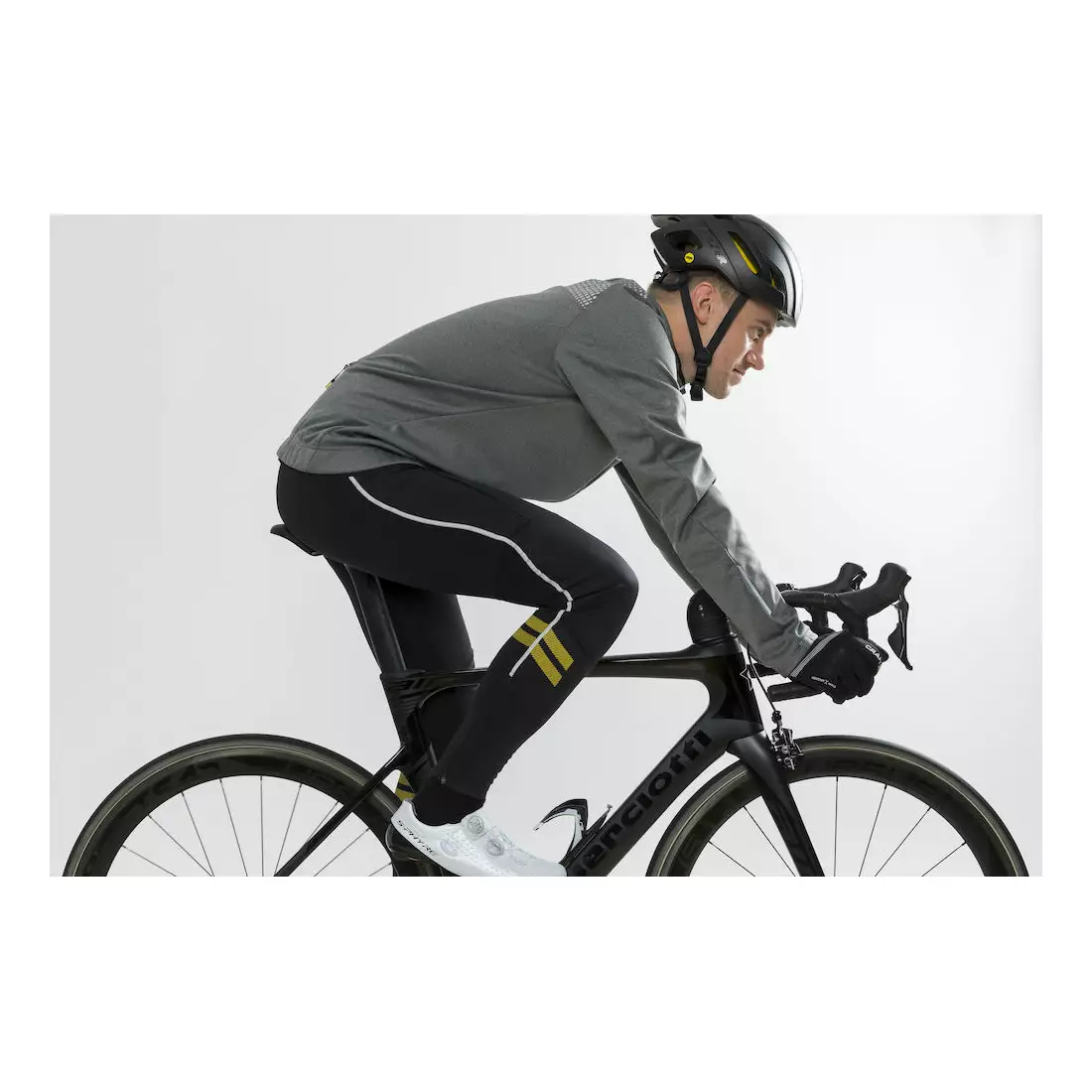 CRAFT RIME zimná cyklistická bunda, šedá 1905452-975926
