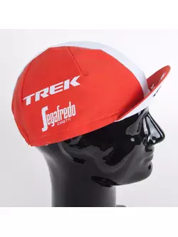 Cyklistická čiapka Apis Profi TREK Segafredo zanetti červeno-biely prúžok