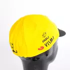 Cyklistická šiltovka Apis Profi Simpel.nl Jumbo Visma žltá, čierny šilt