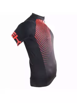 DEKO SET2 pánsky cyklistický dres čierno červený