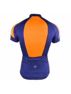 DEKO WHITE Námornícko-oranžový cyklistický dres