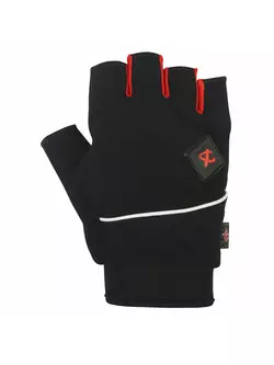 DEKO cyklistické rukavice čierna DKSG-512