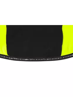 FORCE ZORO Cyklistická blúzka s dlhými rukávmi, fluo-čierna 89981