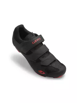 GIRO REV Pánska obuv na spinning, trekingové bicykle čierna a červená