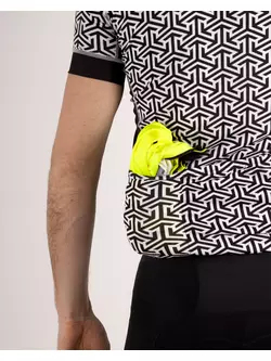 KAYMAQ cyklistická vesta odolná proti vetru žltý fluór