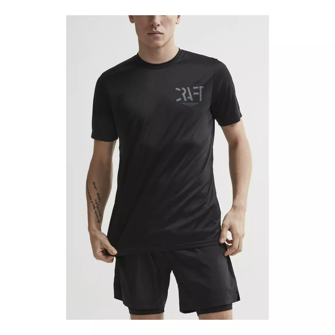 Pánske športové tričko CRAFT EAZE, čierne, 1906034