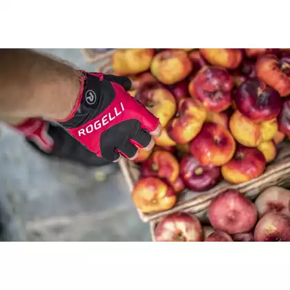 ROGELLI Arios cyklistické rukavice, červené