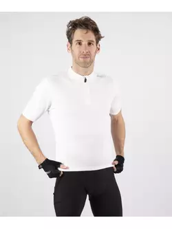 ROGELLI BASE pánsky cyklistický dres, biely