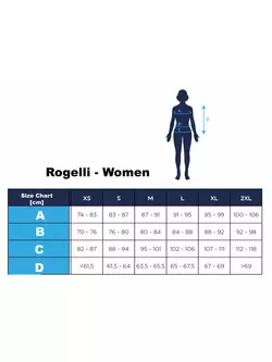ROGELLI CAROU 3.0 dámske 3/4 cyklistické kraťasy čierno-sivo-ružové 010.259