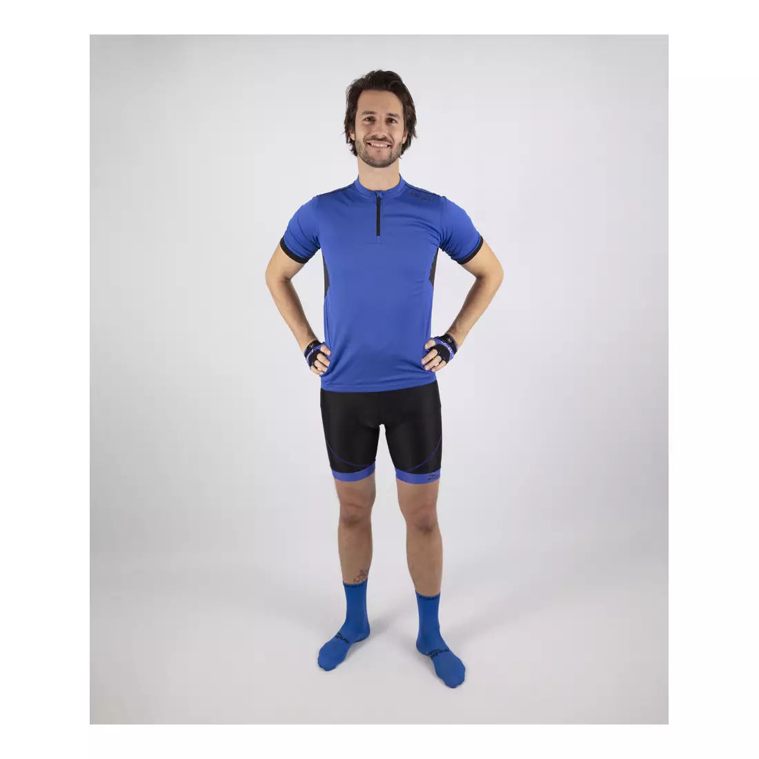 ROGELLI PERUGIA 2.0 pánsky cyklistický dres, modrý