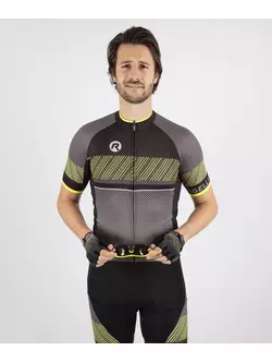 ROGELLI RITMO cyklistický dres, čierny fluór žltý
