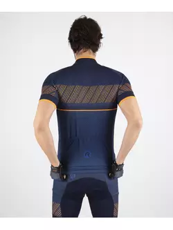 ROGELLI RITMO cyklistický dres granátovo-oranžová
