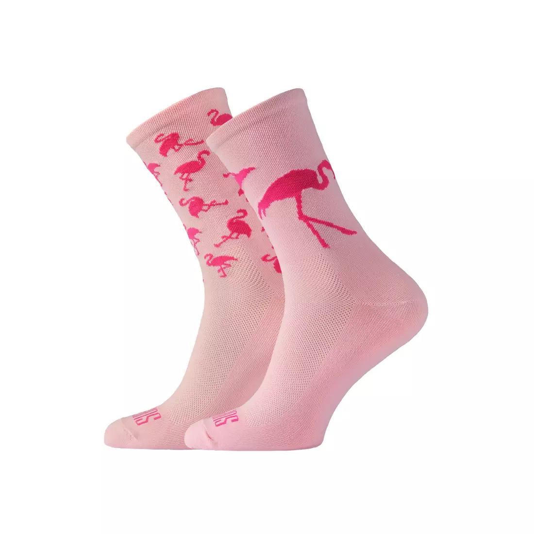 SUPPORTSPORT Ponožky FAMOUS FLAMINGOS ružové