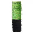 VIKING Gore Windstopper multifunkčný šál 0000 zelený bicykel