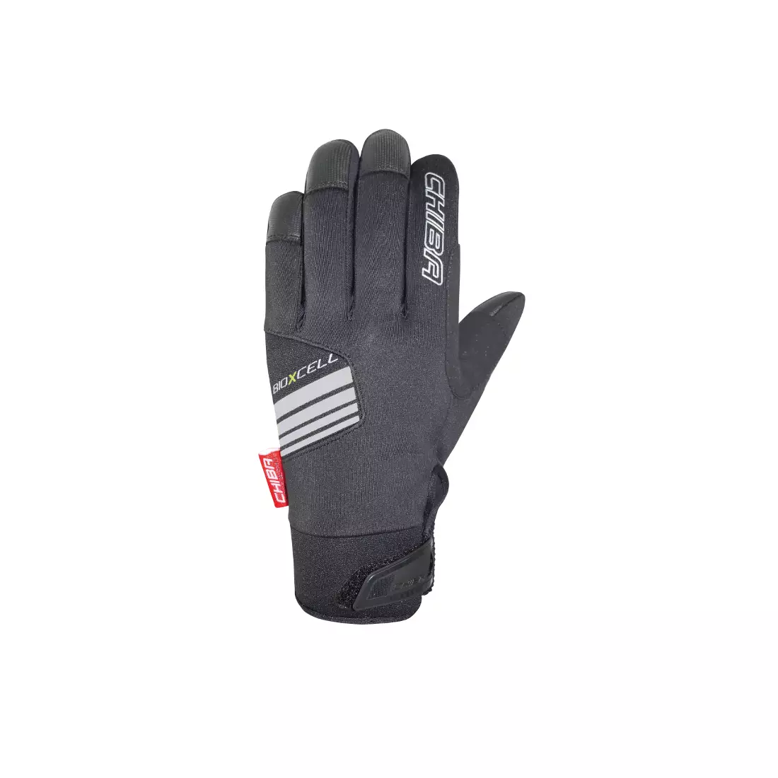 Zimné cyklistické rukavice CHIBA BIOXCELL WINTER, čierna 31138