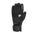 Zimné cyklistické rukavice CHIBA CLASSIC, čierne 31528