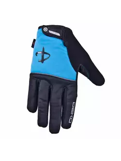 Zimné cyklistické rukavice DEKO ROST čierno-modré DKWG-0715-006A