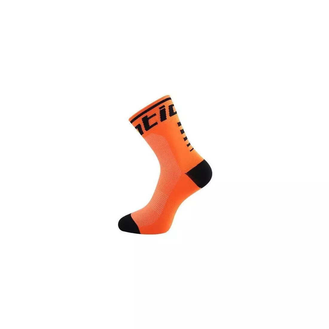 Cyklistické ponožky SANTIC oranžovo-čierne 6C09054OR