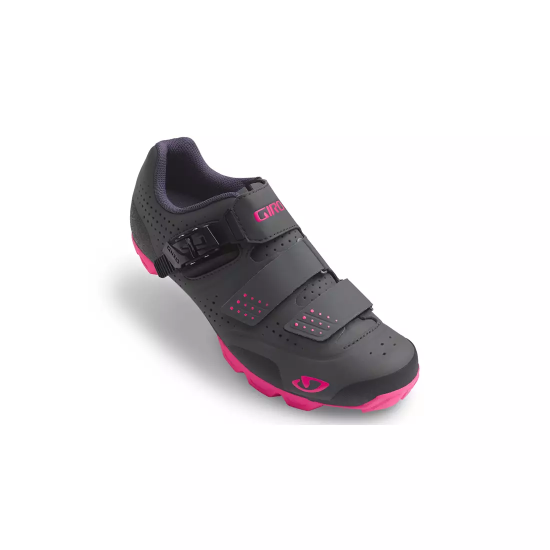Dámska cyklistická obuv MTB GIRO MANTA R dark shadow bright pink 