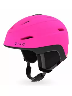 Dámska lyžiarska / snowboardová prilba GIRO STRATA MIPS matte bright pink black 