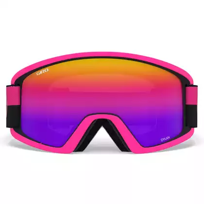 Lyžiarske / snowboardové okuliare GIRO DYLAN BLACK PINK THROWBACK GR-7094553