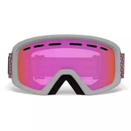 Juniorské lyžiarske / snowboardové okuliare  REV NAMUK PINK GR-7105431