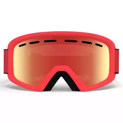 Juniorské lyžiarske / snowboardové okuliare REV RED BLACK ZOOM GR-7094700