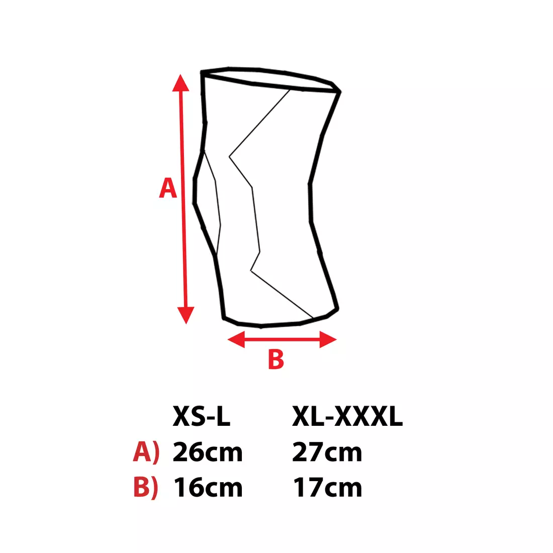 Kompresný bandáž na koleno SANTIC W8C09084
