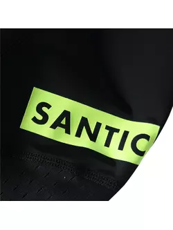 SANTIC 9C05104V Čierne unisex cyklistické kraťasy