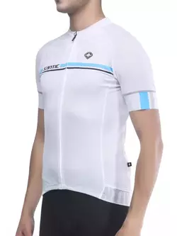 SANTIC pánsky cyklistický dres biely WM7C02107W
