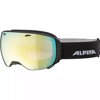 Gogle narciarskie / snowboardowe ALPINA L40 BIG HORN QVMM BLACK MATT A7205734