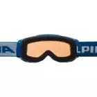 Lyžiarske / snowboardové okuliare ALPINA JUNIOR PINEY BLUE A7268481